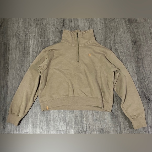 10TREE CROP HALF ZIP SWEATER - Picture 1 of 3